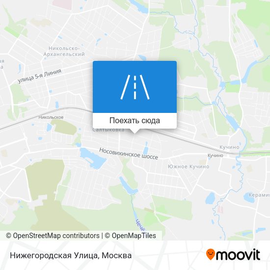 Карта Нижегородская Улица