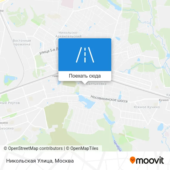 Карта Никольская Улица