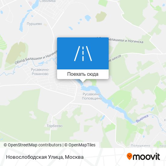 Карта Новослободская Улица