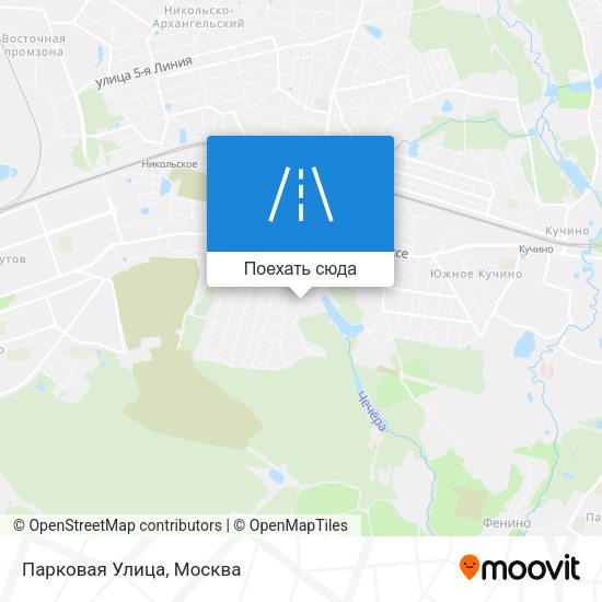 Карта Парковая Улица