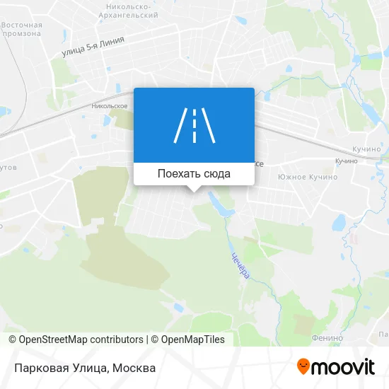 Карта Парковая Улица