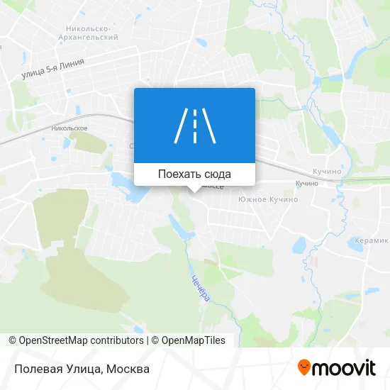 Карта Полевая Улица