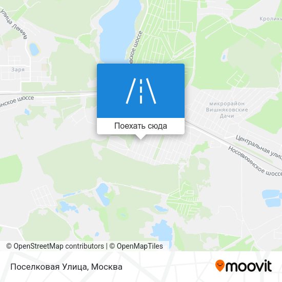 Карта Поселковая Улица