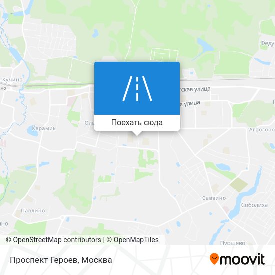 Карта Проспект Героев