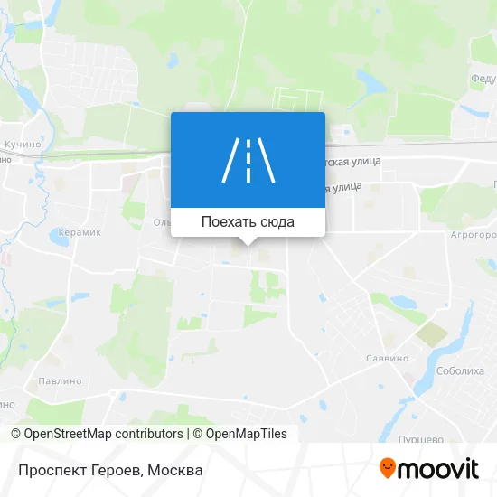 Карта Проспект Героев
