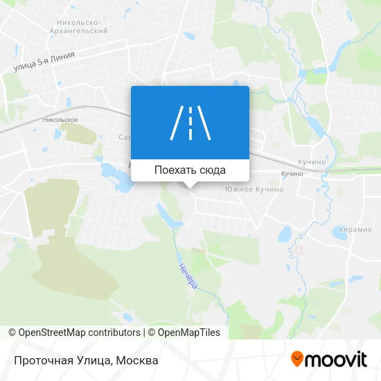 Карта Проточная Улица
