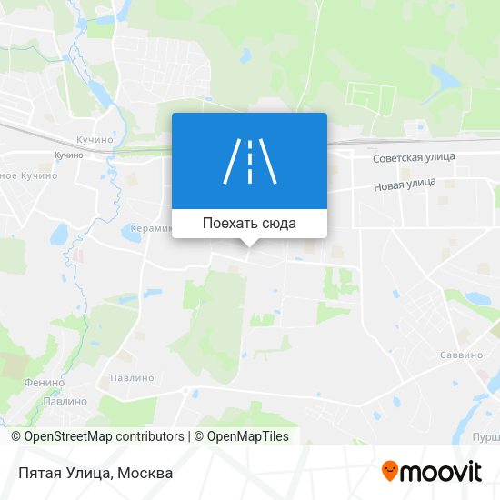 Карта Пятая Улица