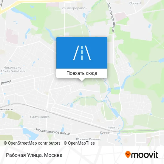 Карта Рабочая Улица