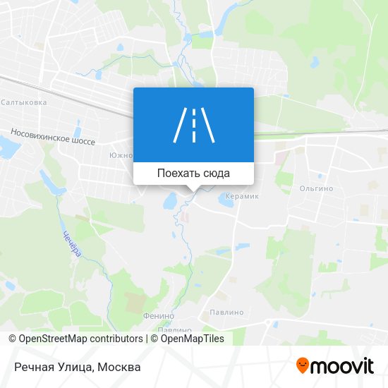 Карта Речная Улица