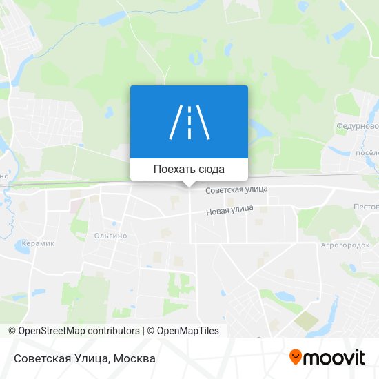 Карта Советская Улица