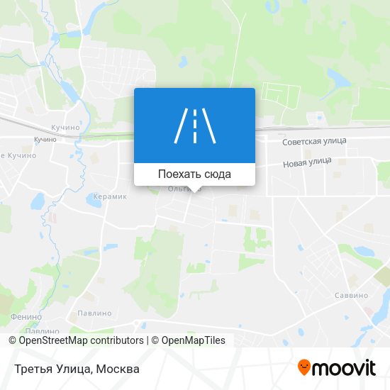 Карта Третья Улица