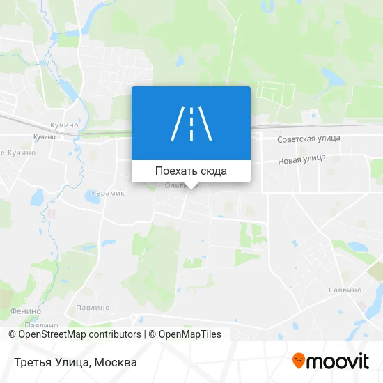 Карта Третья Улица