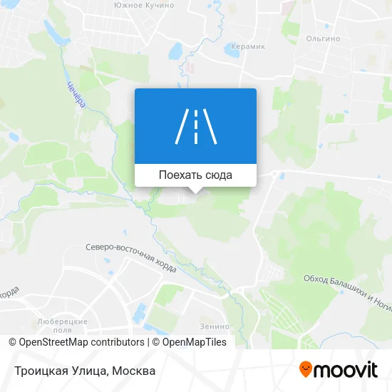 Карта Троицкая Улица