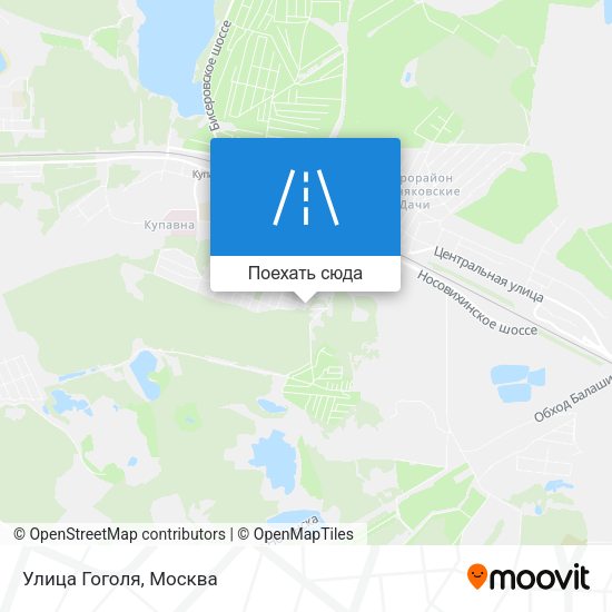 Карта Улица Гоголя