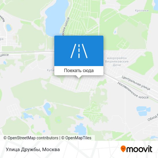 Карта Улица Дружбы