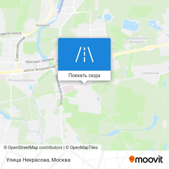 Карта Улица Некрасова