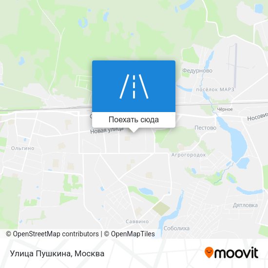 Карта Улица Пушкина