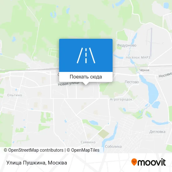 Карта Улица Пушкина