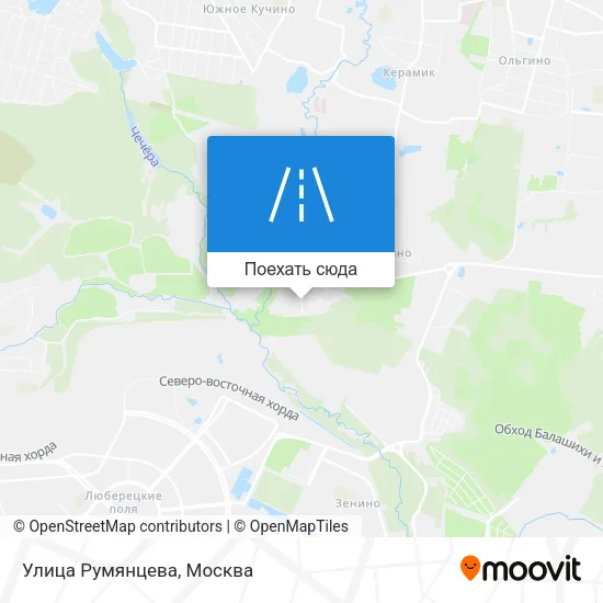 Карта Улица Румянцева