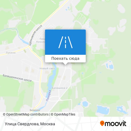 Карта Улица Свердлова