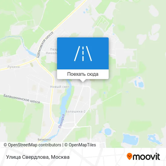 Карта Улица Свердлова