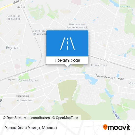 Карта Урожайная Улица