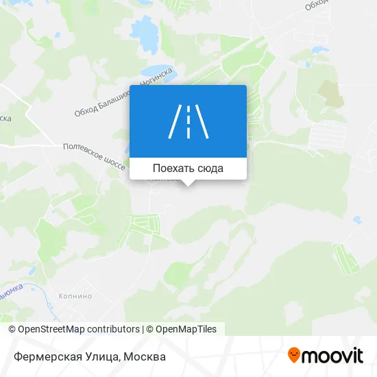 Карта Фермерская Улица