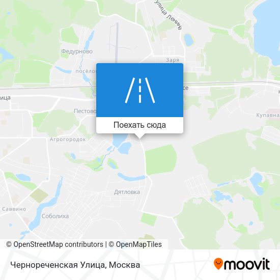 Карта Чернореченская Улица