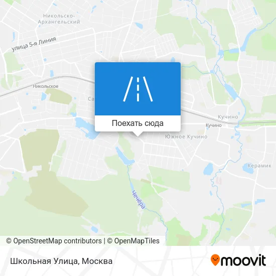 Карта Школьная Улица
