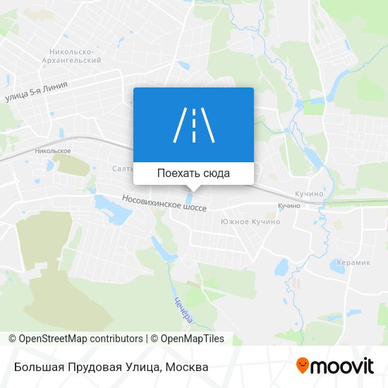 Карта Большая Прудовая Улица