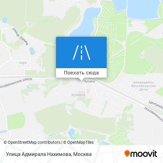 Карта Улица Адмирала Нахимова