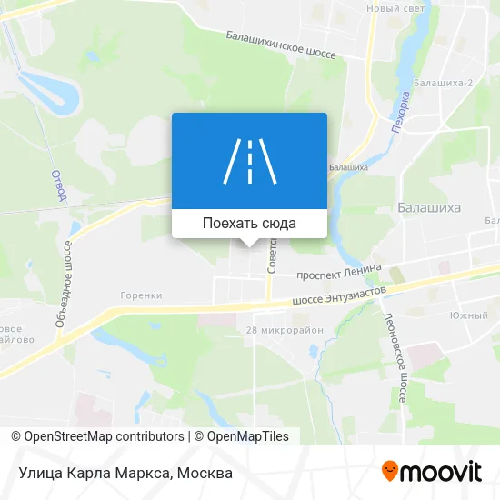 Карта Улица Карла Маркса