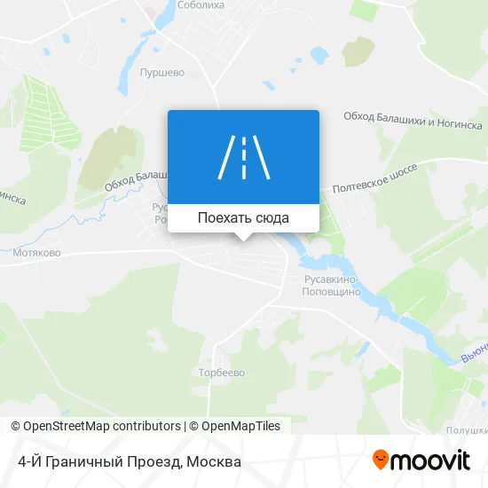 Карта 4-Й Граничный Проезд