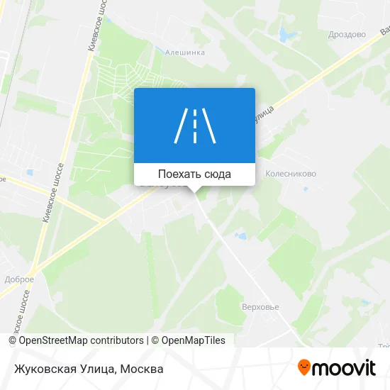 Карта Жуковская Улица