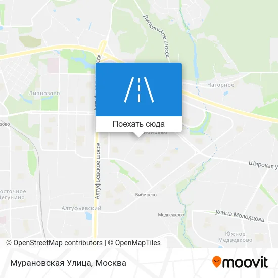 Карта Мурановская Улица