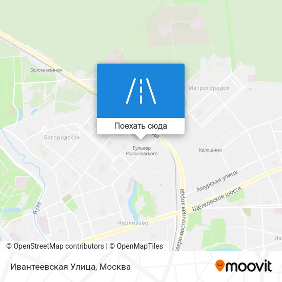 Карта Ивантеевская Улица