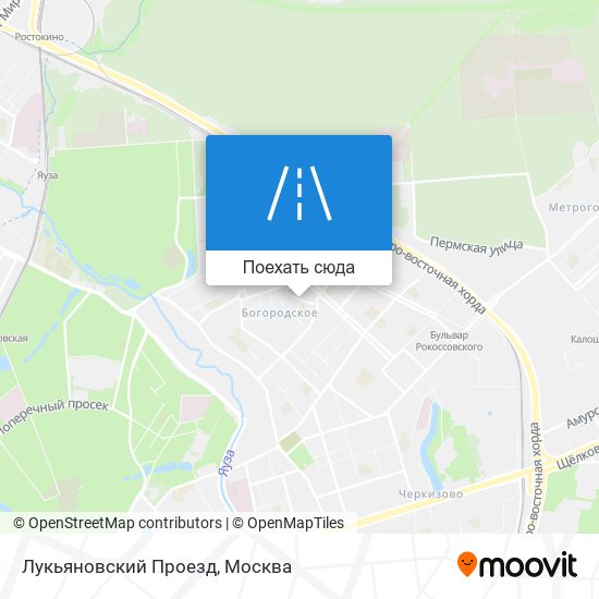 Карта Лукьяновский Проезд