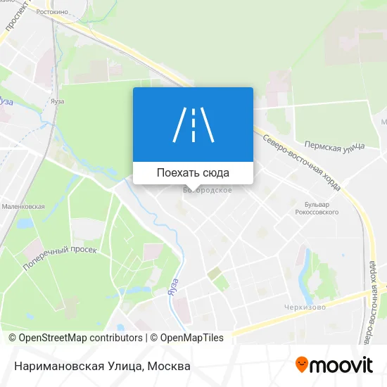 Карта Наримановская Улица