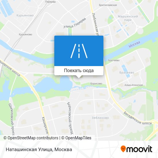 Карта Наташинская Улица
