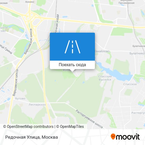 Карта Редочная Улица