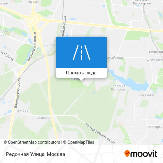 Карта Редочная Улица