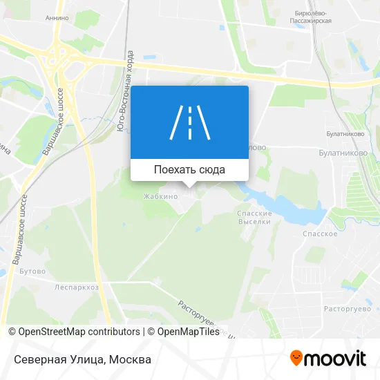 Карта Северная Улица