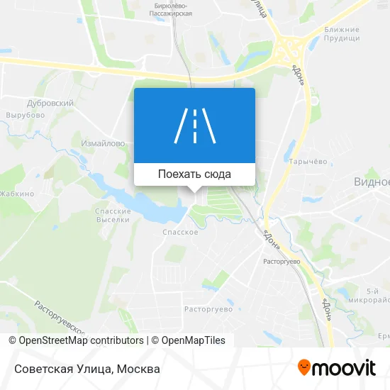 Карта Советская Улица