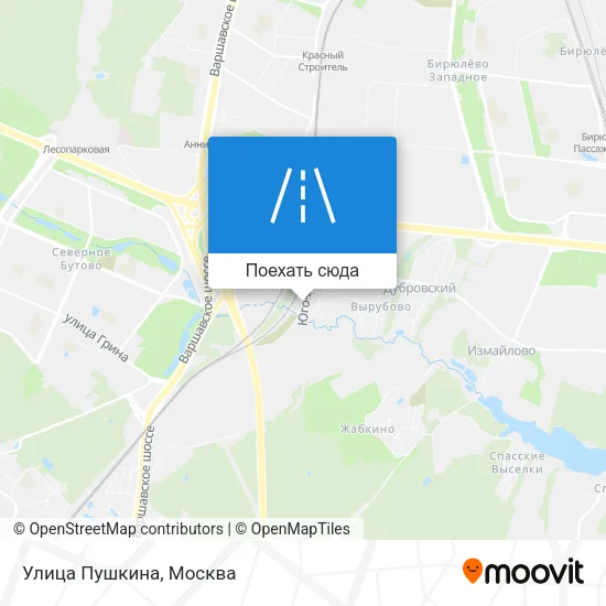 Карта Улица Пушкина