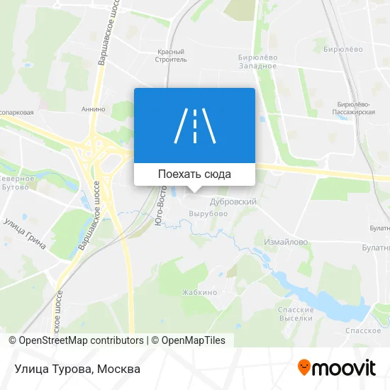 Карта Улица Турова