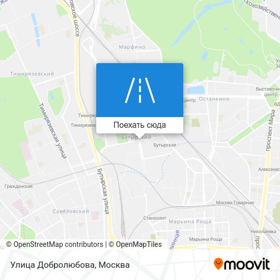Карта Улица Добролюбова