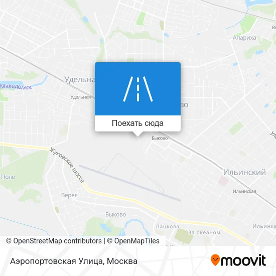 Карта Аэропортовская Улица