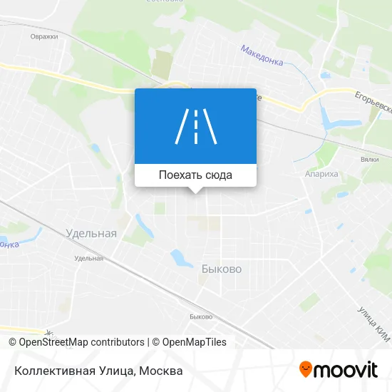 Карта Коллективная Улица