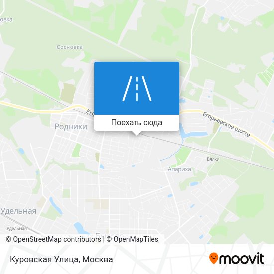 Карта Куровская Улица