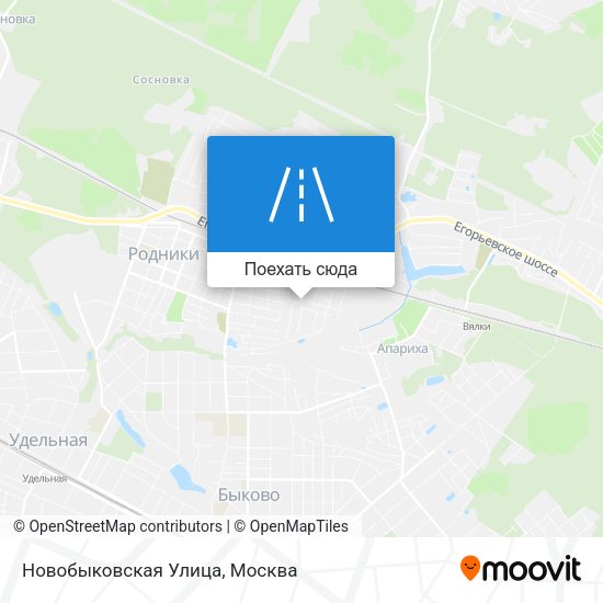 Карта Новобыковская Улица
